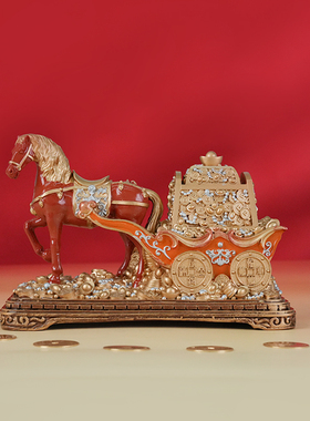 习习代购李居明2026马拉钱摆件