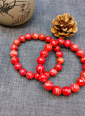 手串原矿朱砂福子珠宝宝石直播间