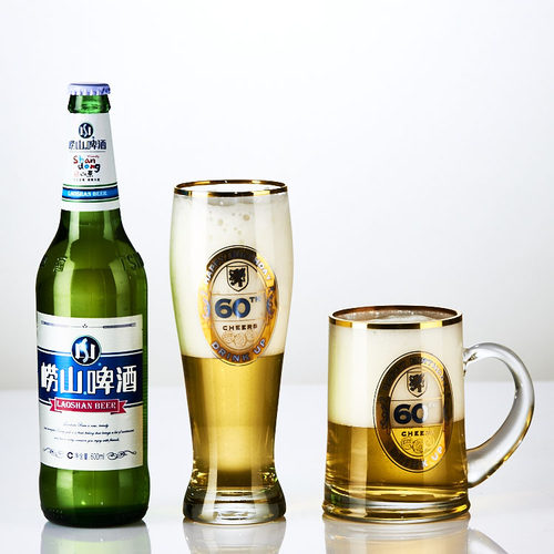玻璃加厚无铅精酿啤酒杯欧式家用酒吧创意大号扎啤杯套装包邮logo - 图1
