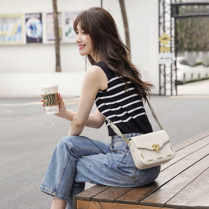 somay白色2020新款夏天单肩斜挎包 somay女士包袋