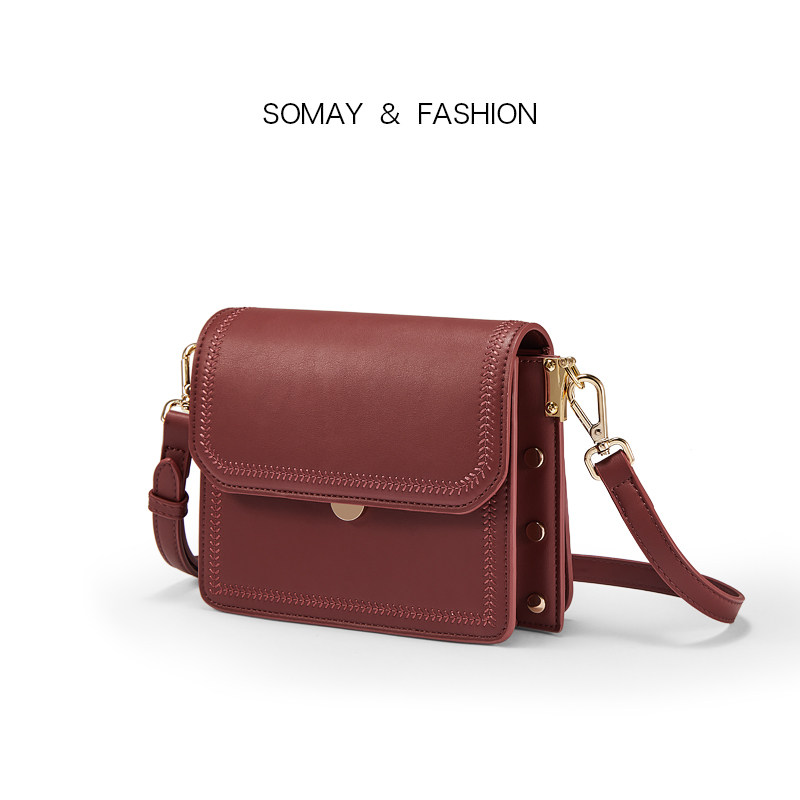 somay 2020新款潮时尚百搭小斜挎包 somay女士包袋