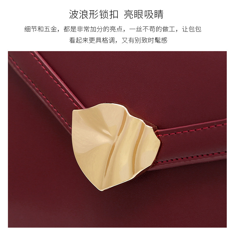 somay新款2020红色单肩ins斜挎包 somay女士包袋