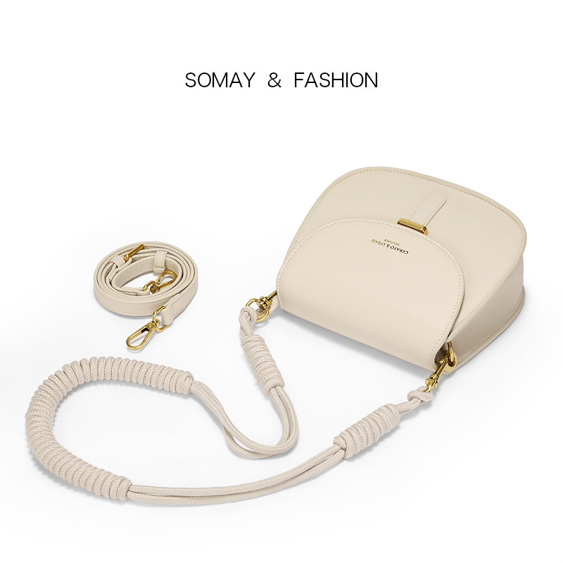 somay 2020新款潮简约夏季小马鞍包 somay女士包袋