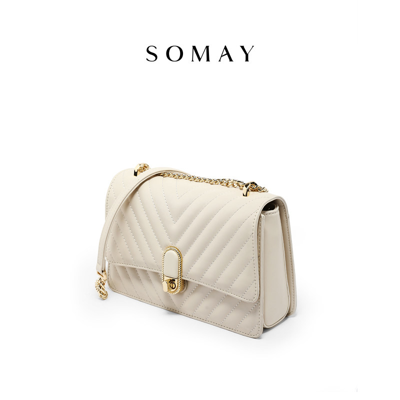 2022新款潮夏季百搭质感链条包包 somay女士包袋
