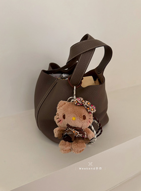 hellokitty毛绒玩偶原创miu风包包钥匙扣挂件汽车挂饰送闺蜜礼物