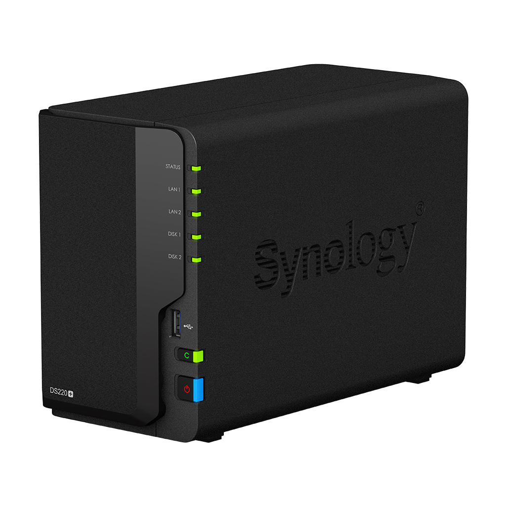 国行Synology群晖DS220+  网络存储器私有云存储家用家庭云盘个人网络云储存器nas存储服务器双盘位 - 图1