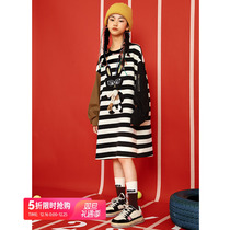Rain Stars Rain & Rain Girl Acroswear Dress Spring Autumn 2023 New Great Boy Original Tidal Wave Cool Hip-hop Fashion Tandem Dress