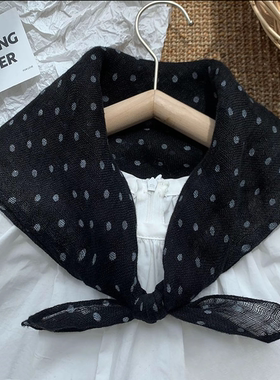 100%亚麻方巾女丝巾春夏棉麻透气