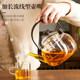 ແກ້ວ borosilicate ສູງ teapot ສຸຂະພາບດອກຊາ