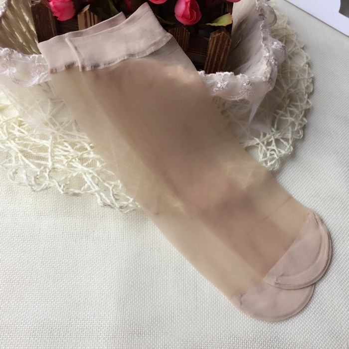 丰姿采丝袜短袜女超薄款女袜黑色短丝袜对对袜子女水晶丝袜Z2203 - 图0