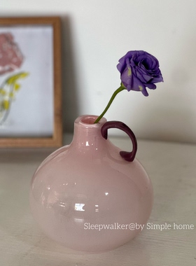 花语壶｜简约现代彩色小提壶花瓶摆件客厅插花餐边柜床头柜小花瓶