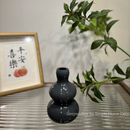 银河絮语|简约现代玻璃小花瓶桌面摆件香薰扩香瓶 - 图0