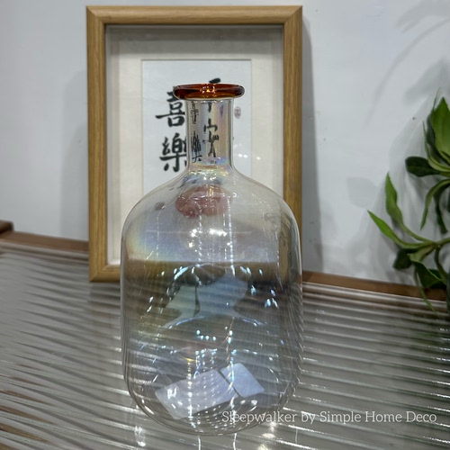 银河絮语|简约现代玻璃小花瓶桌面摆件香薰扩香瓶 - 图1