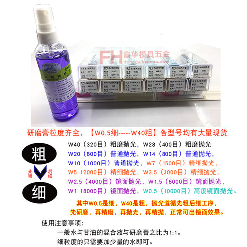 郑鹏研磨膏 金刚石研磨膏 钻石膏模具玉石翡翠玛瑙 金属镜面抛光 - 图2