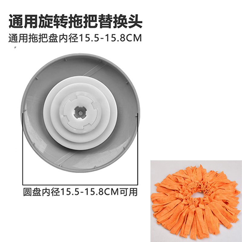旋转拖把替换头加厚通用不掉毛布条毛巾头拖把头吸水加大布条拖头,淘宝优惠券,粉丝福利购,淘宝优惠卷