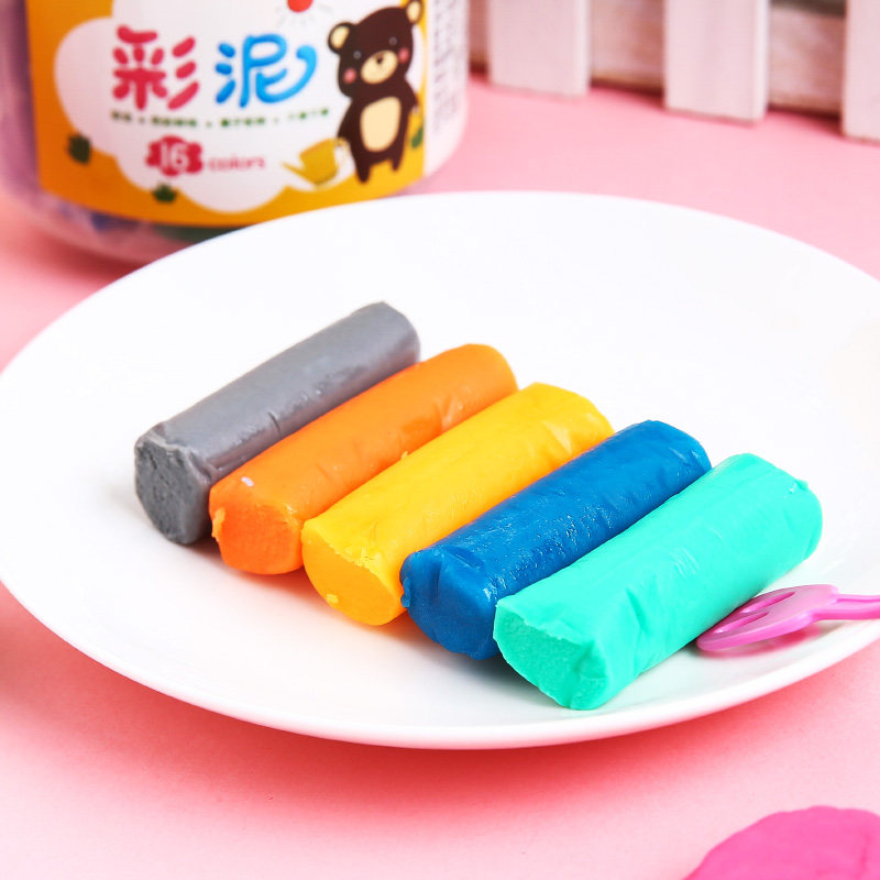 晨光3d洒水桶装16色儿童手工橡皮泥 晨光彩泥/橡皮泥