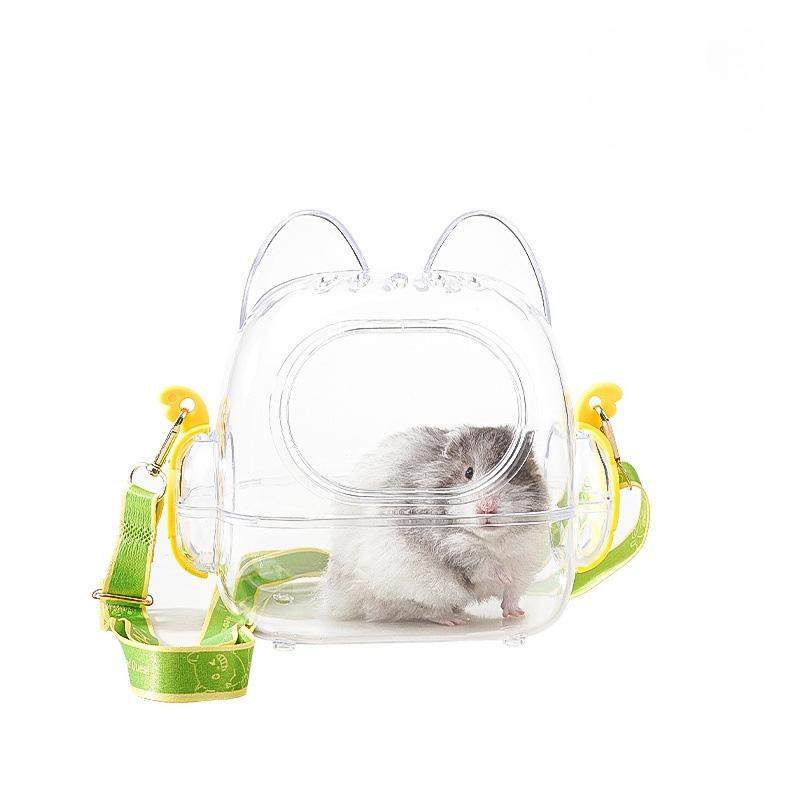 仓鼠外出笼金丝熊便携可斜挎通心粉外带笼蜜袋鼯屋小宠透明外带包,淘宝优惠券,粉丝福利购,淘宝优惠卷