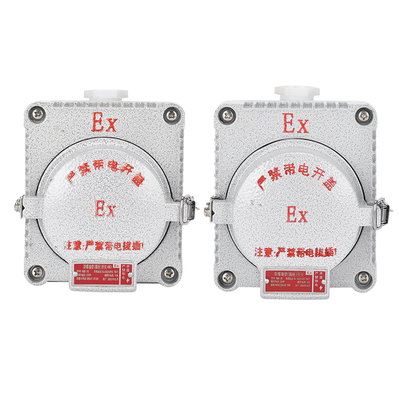 防爆插座BQK-10A 五孔三孔10A16A防水防尘墙壁铝壳带盖 - 图3