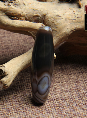 天然缠丝玛瑙天眼天珠锁骨链