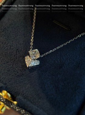 SSW珠宝繁花枕形钻项链锁骨链