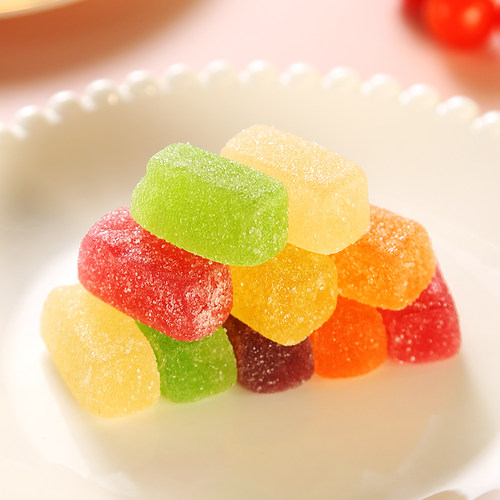 俄罗斯进口小蜜蜂水果味啫喱软糖樱桃柠檬橙子混合橙子糖果零食 - 图2