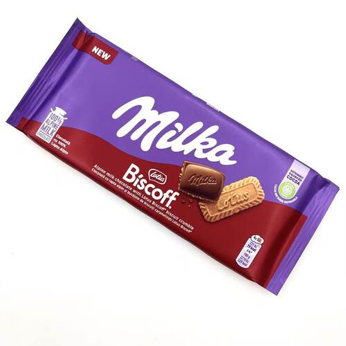 外国进口德国MILKA妙卡巧克力气泡可可脂奥利奥牛奶夹心零食礼物 - 图3