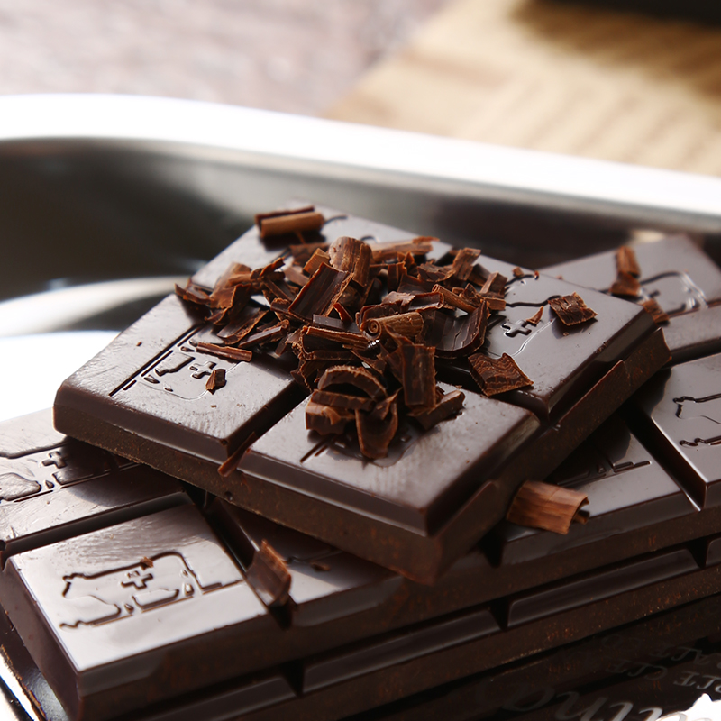 俄罗斯原装进口老教授黑巧克力纯可可脂苦巧克力72%100%健身食品 - 图0