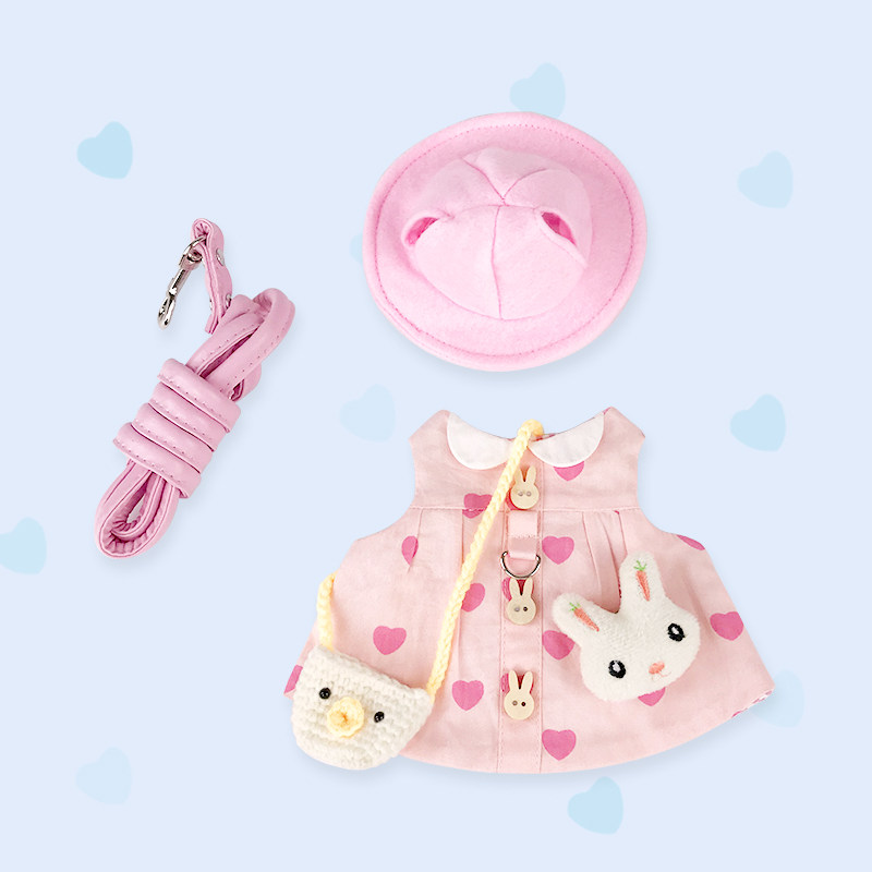 兔子衣服牵引绳宠物兔兔豚鼠小型兔幼兔垂耳兔服装饰品帽子用品,淘宝优惠券,粉丝福利购,淘宝优惠卷