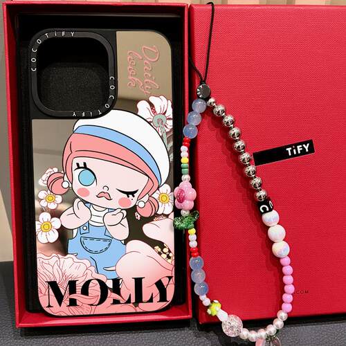 C家磁吸MagSafe甜酷少女莫莉MOLLY Daily Look适用iphone16promax17手机壳15pro苹果14plus日韩13可爱12 - 图2
