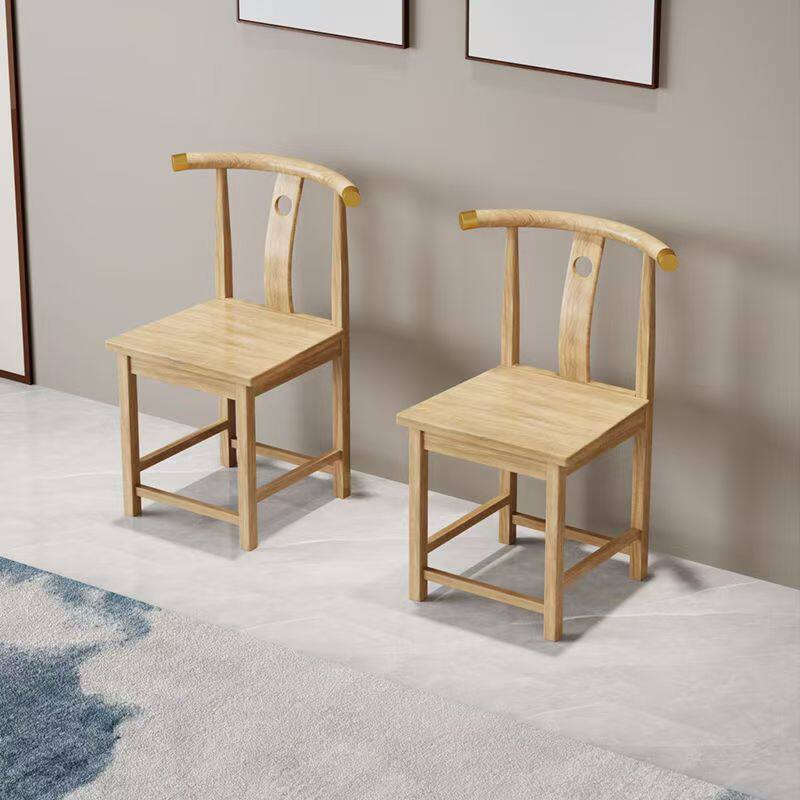 实木椅子仿古中式橡胶木茶椅餐椅木简约小椅子靠背茶椅包邮整装