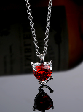 女士项链锁骨链细链玫瑰金锆石类卫衣现货生日礼物送女友情人金色