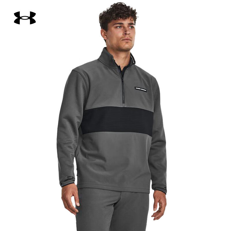 安德玛UA男子上衣Storm Daytona半拉链高尔夫休闲运动卫衣1379723,淘宝优惠券,粉丝福利购,淘宝优惠卷