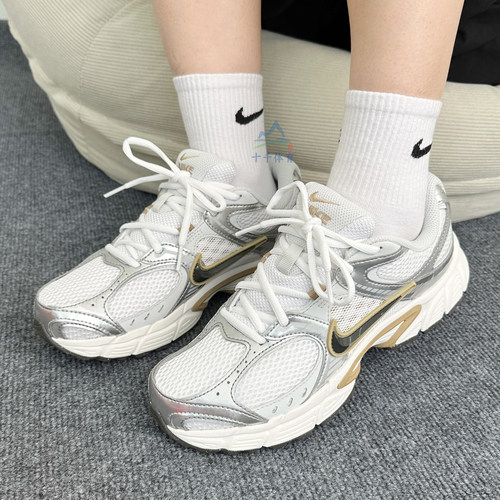 NIKE耐克老爹鞋男鞋2025秋季新款V5 RNR复古网面运动休闲鞋HJ5228 - 图0