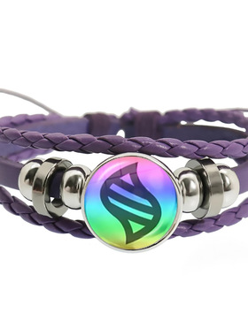 宝可梦z手环mega进化石口袋妖怪皮革皮卡丘编织手饰手环饰品