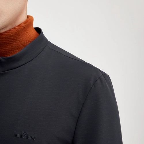 Утепленный лонгслив, модная куртка для отдыха с молнией