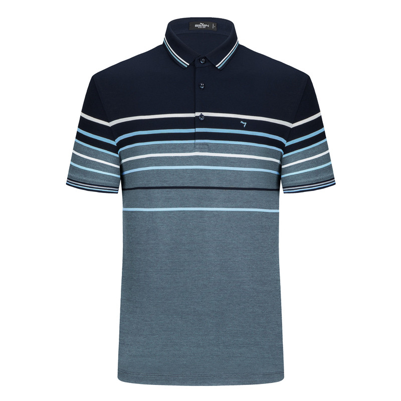 柒牌男短袖潮流翻领薄宽松polo衫 柒牌Polo衫