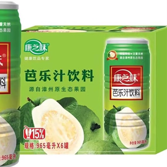 闽南特产康之味红芭乐汁番石榴汁果汁饮料965ml*6瓶聚餐火锅常备 - 图1