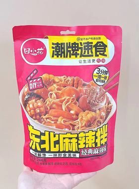 田小花潮牌速食东北麻辣拌麻酱味成都麻辣香锅一泡一拌方便面速食