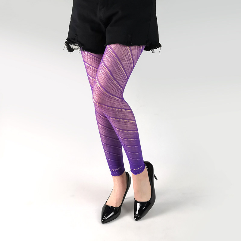 夏季薄款彩色提花九分网袜镂空花朵网红丝袜性感女打底裤袜汇总,淘宝优惠券,粉丝福利购,淘宝优惠卷