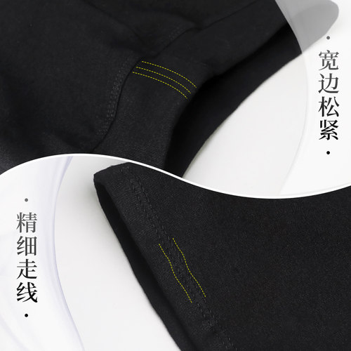 儿童舞蹈短裤女童舞蹈服练功裤黑色打底裤跳舞三分裤黑色平角裤子 - 图0