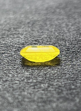 带纹絮金黄色长方倒角拼接宝石玻璃裸石仿钻戒指吊坠diy镶嵌
