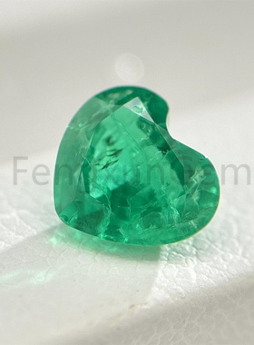 水热法实验室培育哥伦比亚木佐祖母绿裸石1克拉 +AGL 证书 可定制