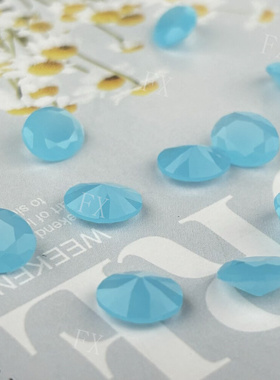 蛋形彩色玻璃组合 椭圆形尖底刻面饰品工艺品钻梧州人造宝石裸石