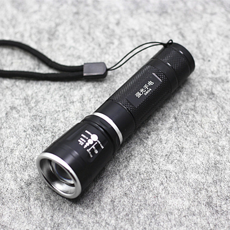 小老虎S804強光手電筒充電無極調焦LED迷你便攜家使用者外工作燈批