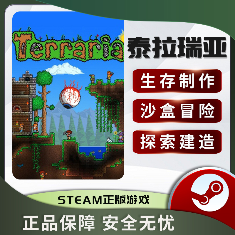 泰拉瑞亚steam Terraria激活码 cdk正版PC中文兑换码 cdkey-图3