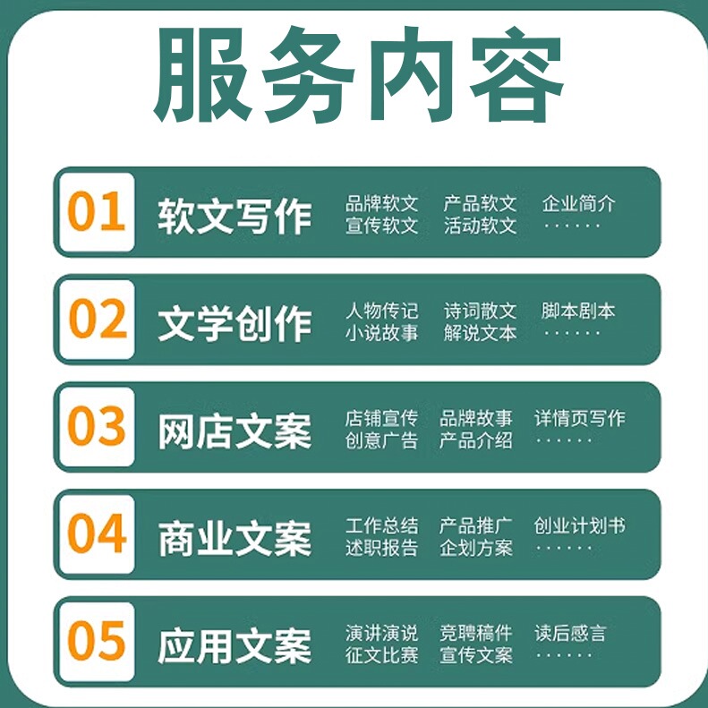 代写文章撰写竞聘演讲稿工作文案征文修改读后感情诗代笔写作服务 - 图2