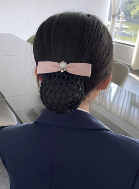 头花女护士职业发网工作盘发网兜