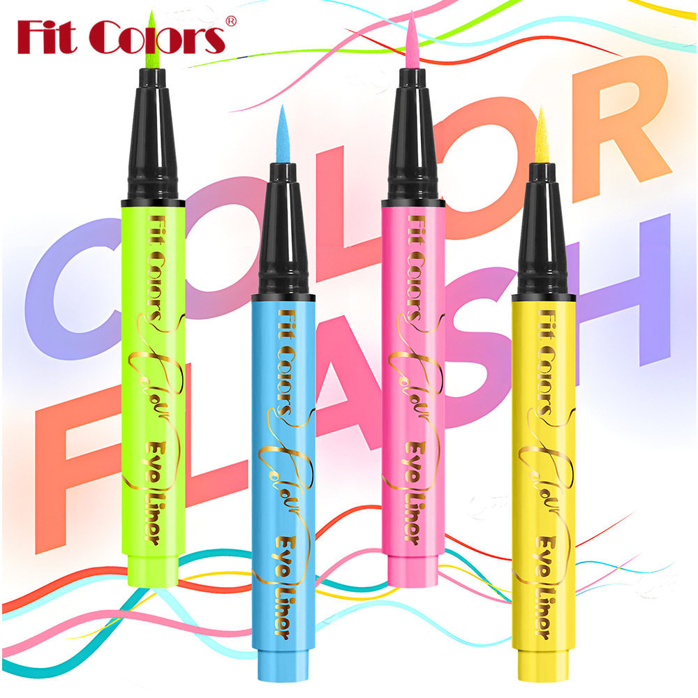 Fit Colors 12色UV荧光眼线笔 脸身体彩绘笔节日舞台派对跨境彩妆