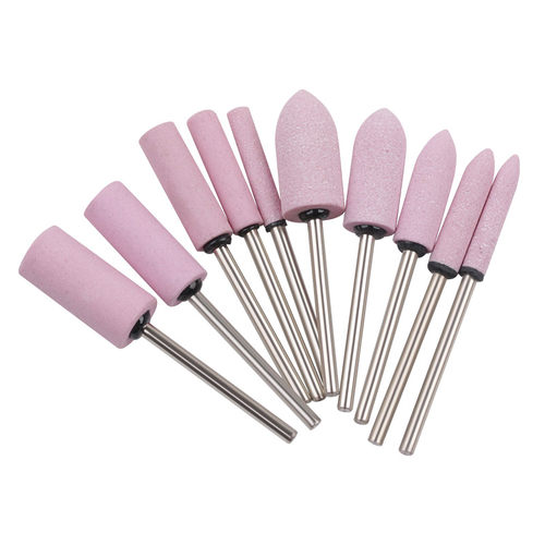 细砂轮磨头加长240#180#120# 头加长火石仔/陶瓷磨头柄径3MM*25*8 - 图3