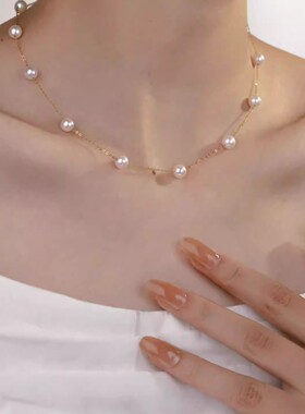 经典百搭满天星项链锁骨链